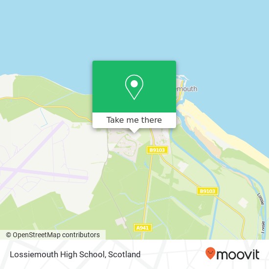 Lossiemouth High School map