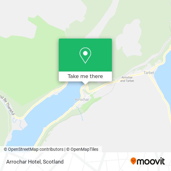 Arrochar Hotel map