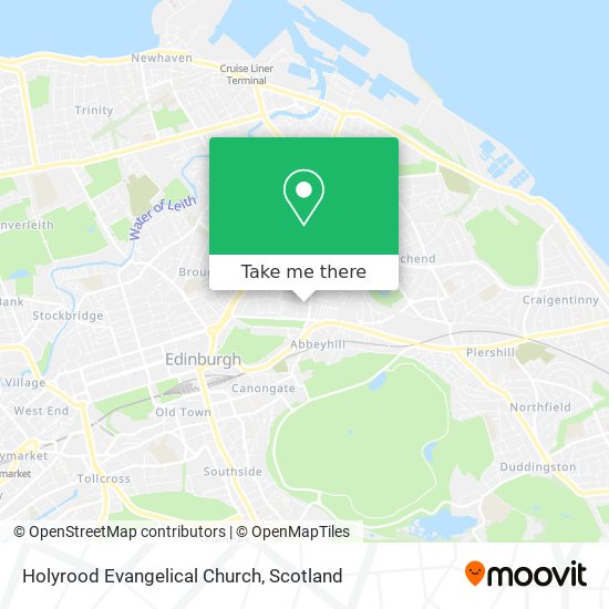 Holyrood Evangelical Church map