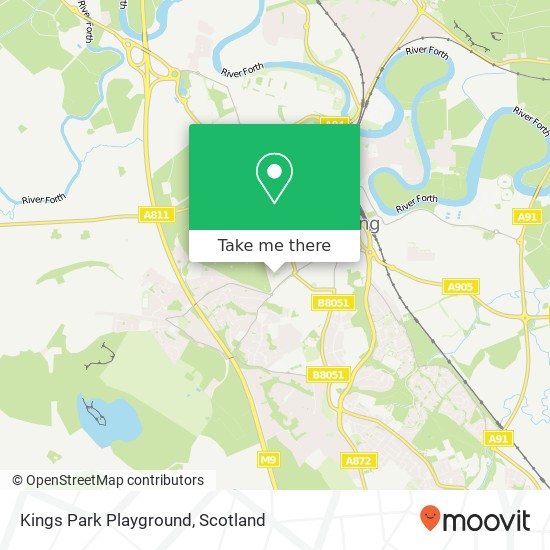 Kings Park Playground map