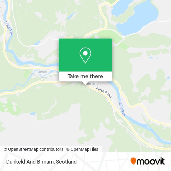 Dunkeld And Birnam map