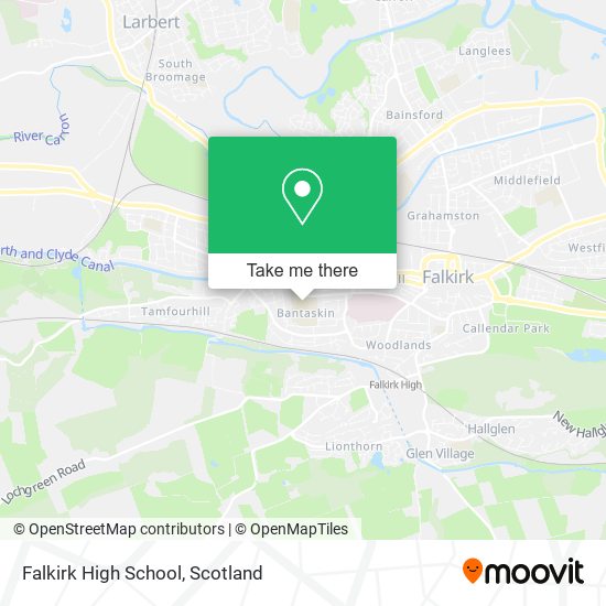 Falkirk High School map