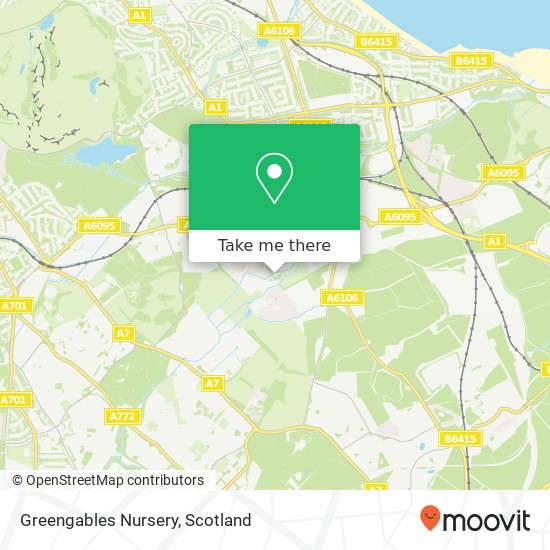 Greengables Nursery map