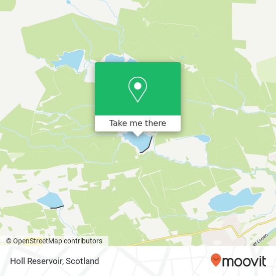 Holl Reservoir map