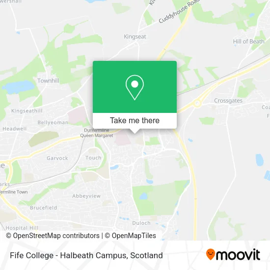 Fife College - Halbeath Campus map