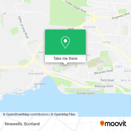 Ninewells map
