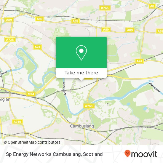 Sp Energy Networks Cambuslang map