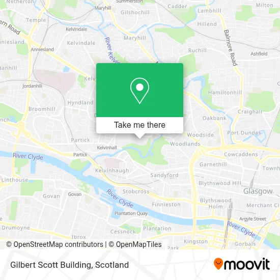 Gilbert Scott Building map