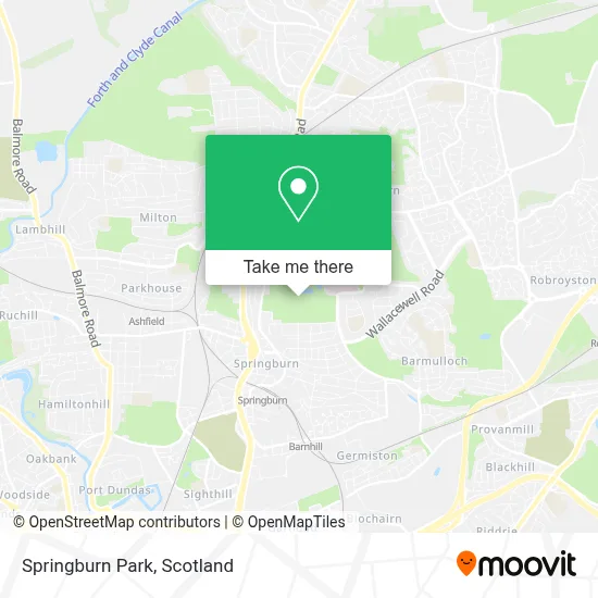 Springburn Park map