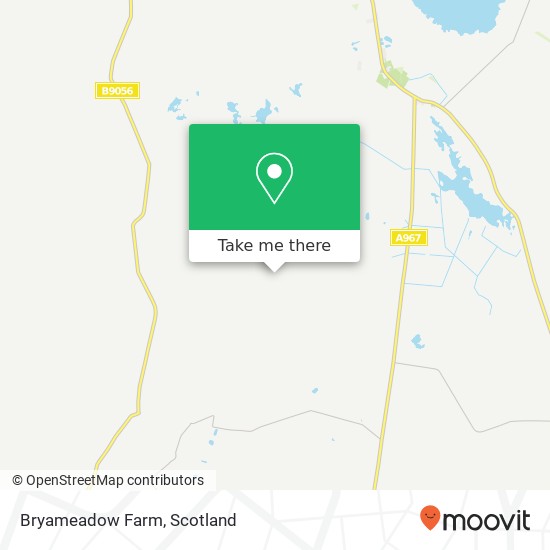 Bryameadow Farm map