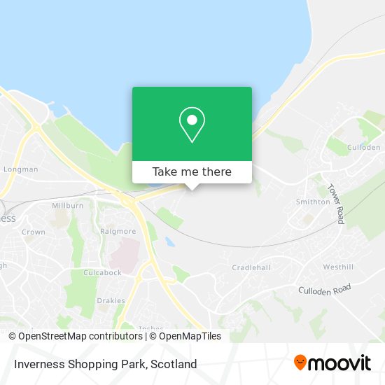 Inverness Shopping Park map
