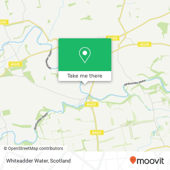 Whiteadder Water map