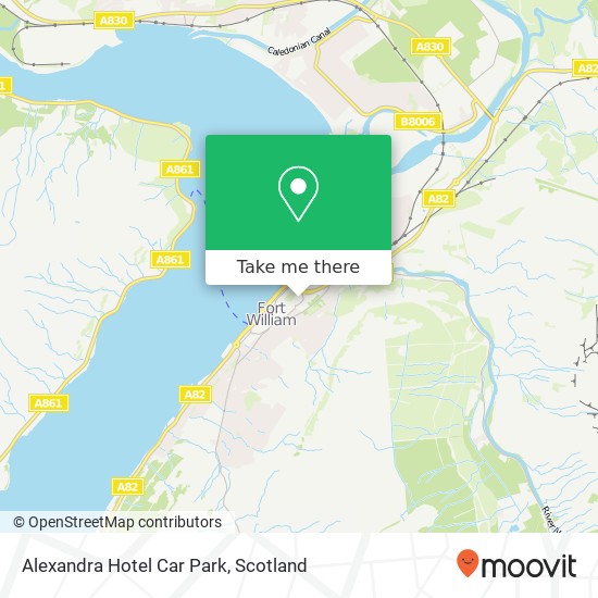 Alexandra Hotel Car Park map