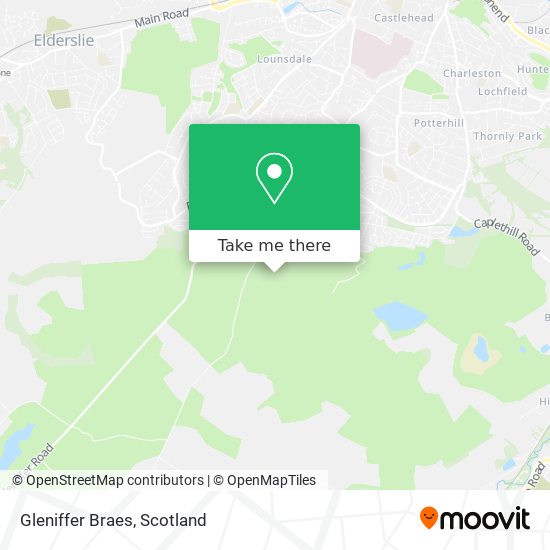 Gleniffer Braes map