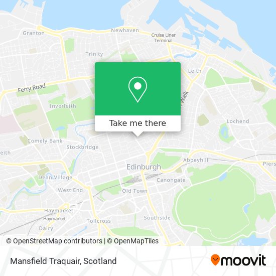 Mansfield Traquair map