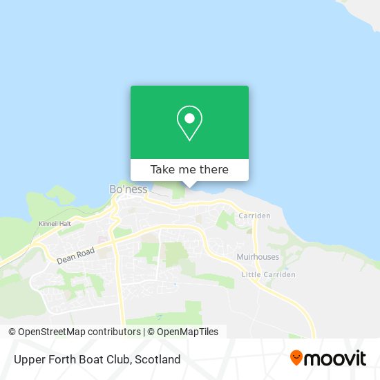 Upper Forth Boat Club map