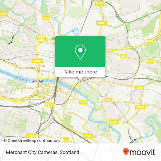Merchant City Cameras map