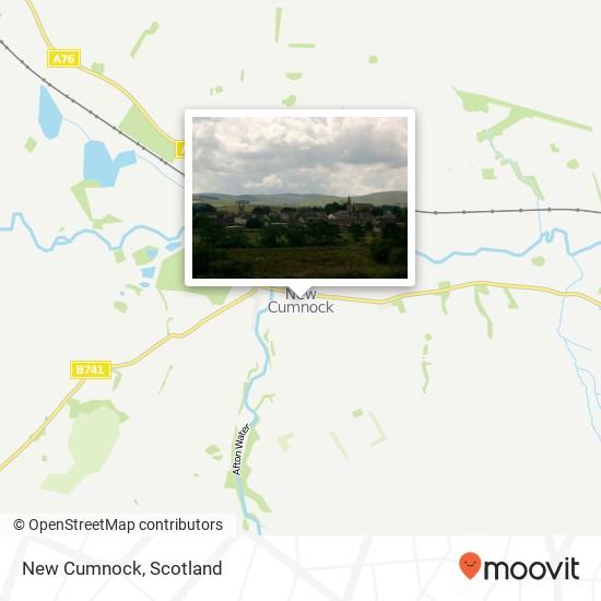 New Cumnock map