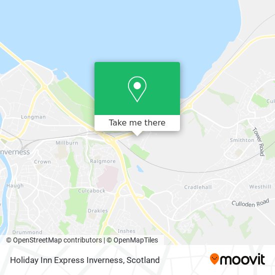 Holiday Inn Express Inverness map