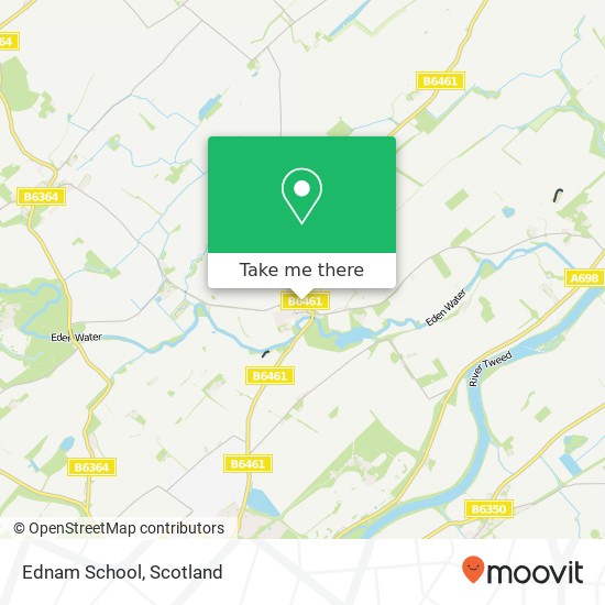 Ednam School map