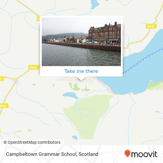 Campbeltown Grammar School map