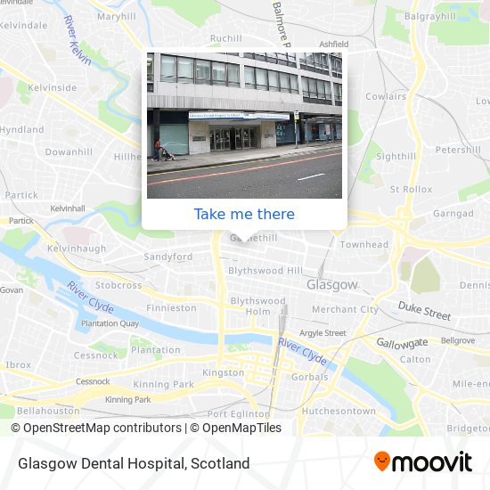 Glasgow Dental Hospital map