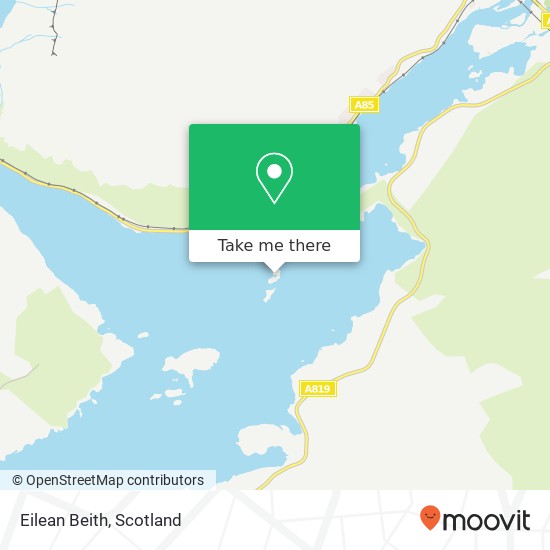 Eilean Beith map