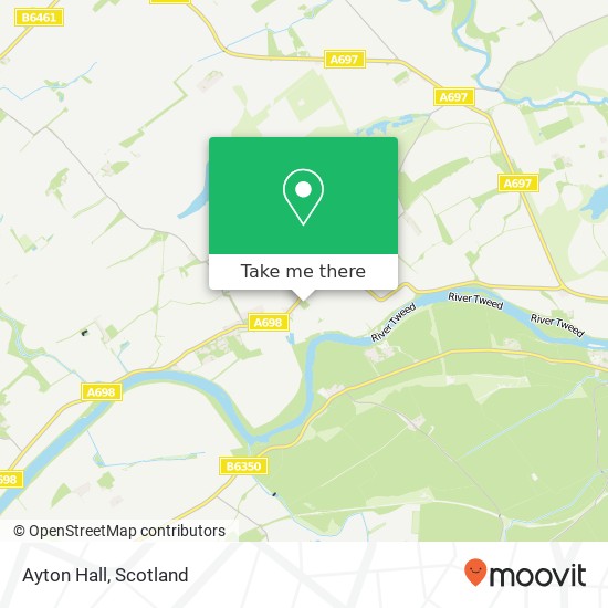 Ayton Hall map