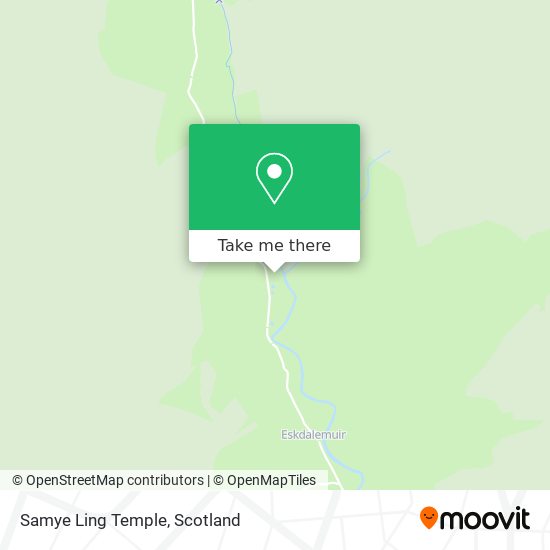 Samye Ling Temple map
