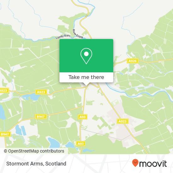 Stormont Arms map