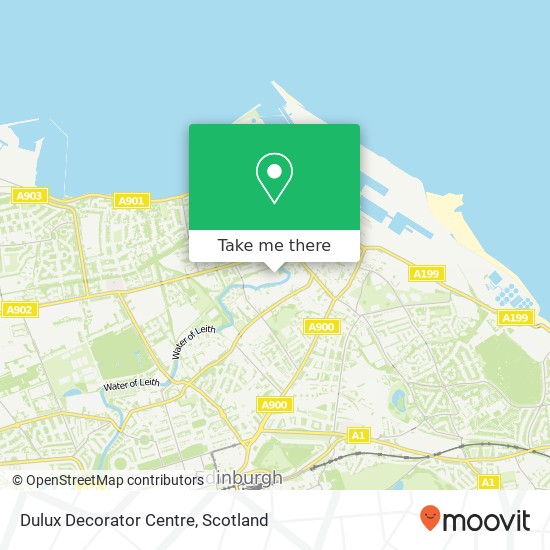 Dulux Decorator Centre map