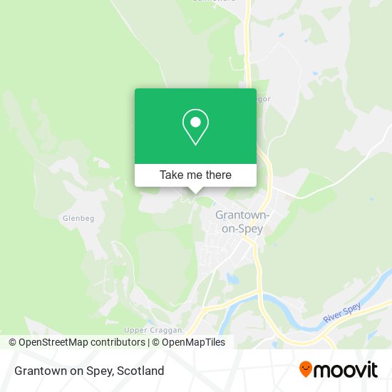 Grantown on Spey map