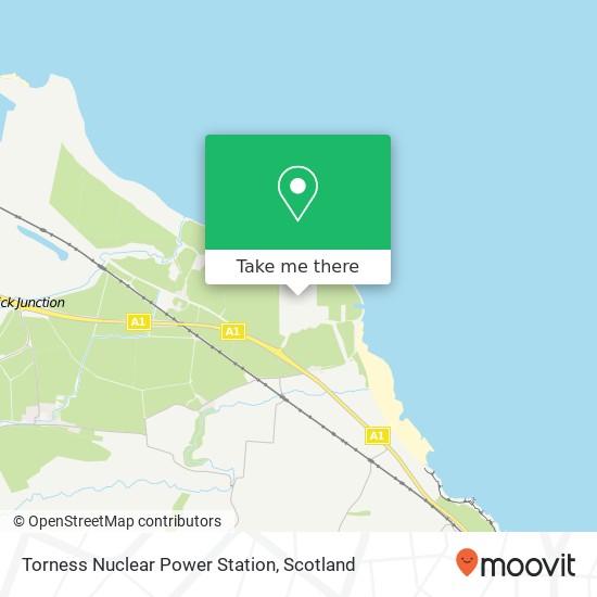 Torness Nuclear Power Station map