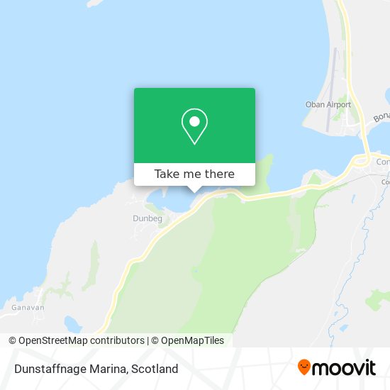 Dunstaffnage Marina map