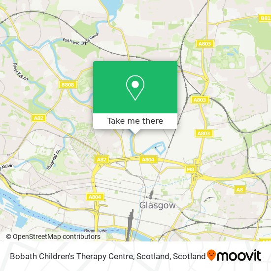 Bobath Children's Therapy Centre, Scotland map