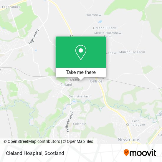 Cleland Hospital map