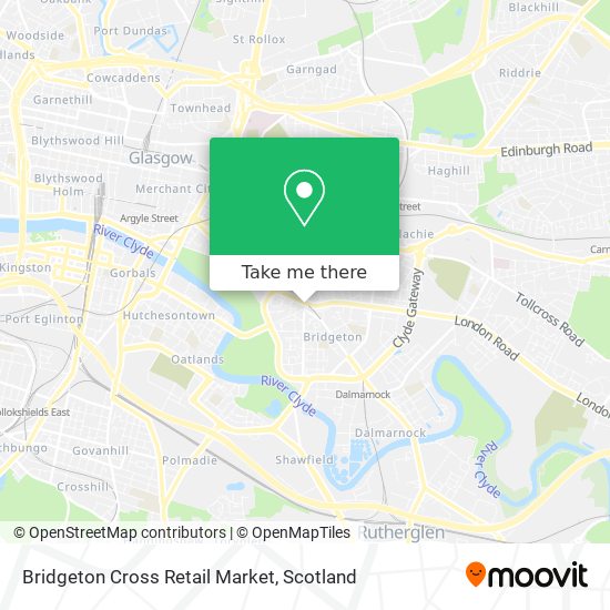 Bridgeton Cross Retail Market map