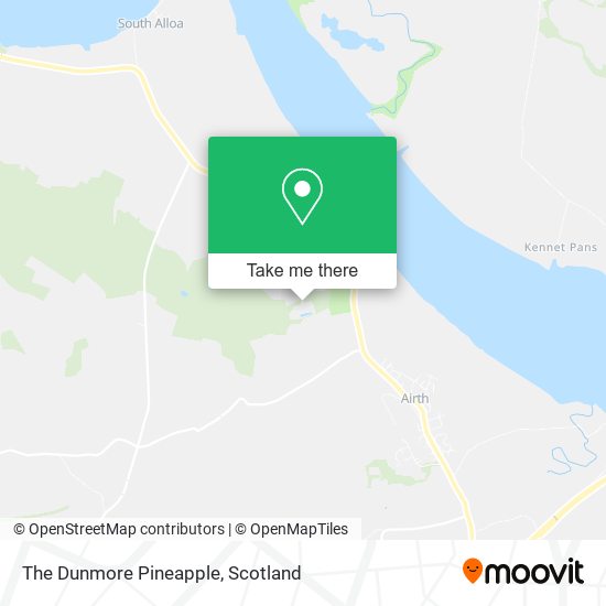 The Dunmore Pineapple map