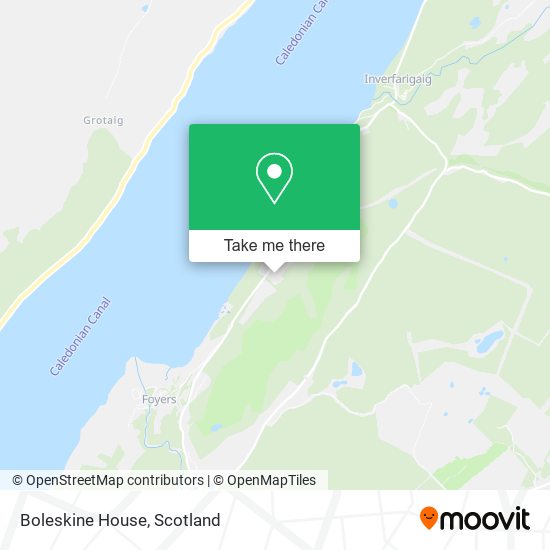 Boleskine House map