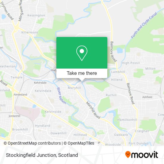 Stockingfield Junction map