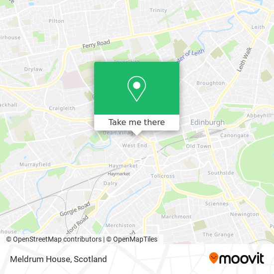 Meldrum House map