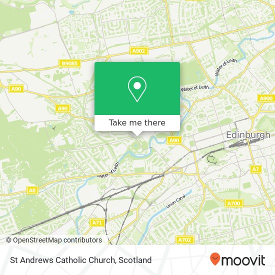 St Andrews Catholic Church map