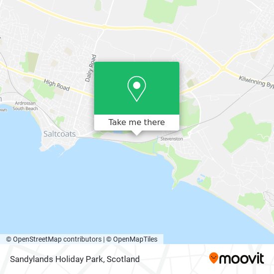 Sandylands Holiday Park map