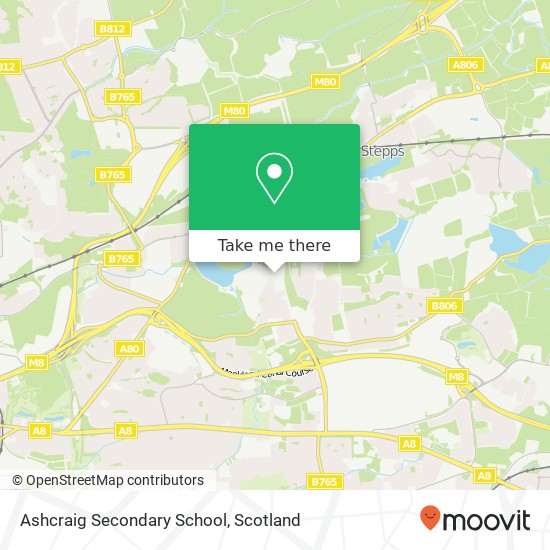 Ashcraig Secondary School map