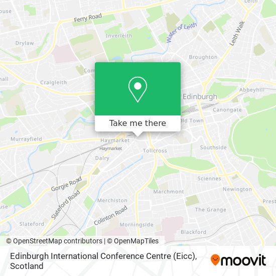 Edinburgh International Conference Centre (Eicc) map