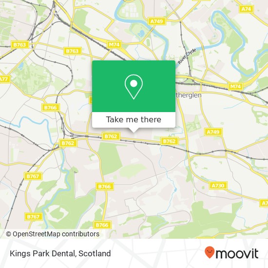 Kings Park Dental map