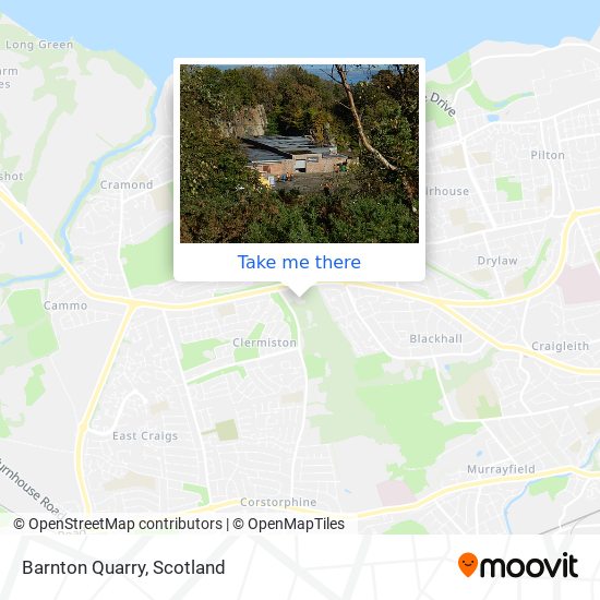 Barnton Quarry map