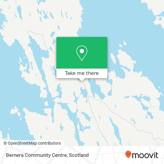 Bernera Community Centre map