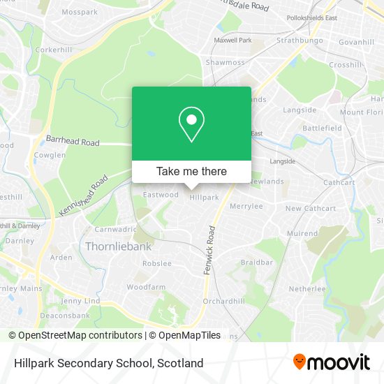 Hillpark Secondary School map