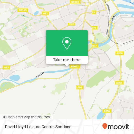 David Lloyd Leisure Centre map